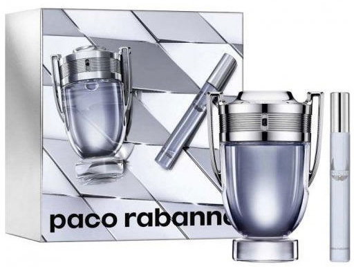 Zestaw dla mężczyzn Paco Rabanne Invictus Woda toaletowa 100 ml + Miniaturka 20 ml (3349668604258). Perfumy męskie