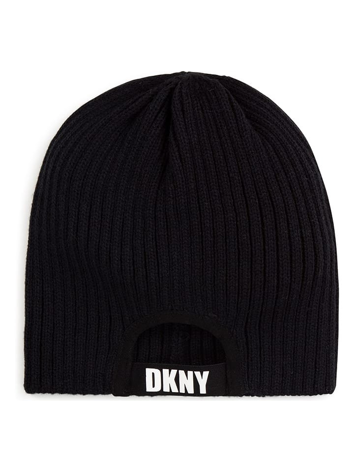 DKNY Czapka w kolorze czarnym