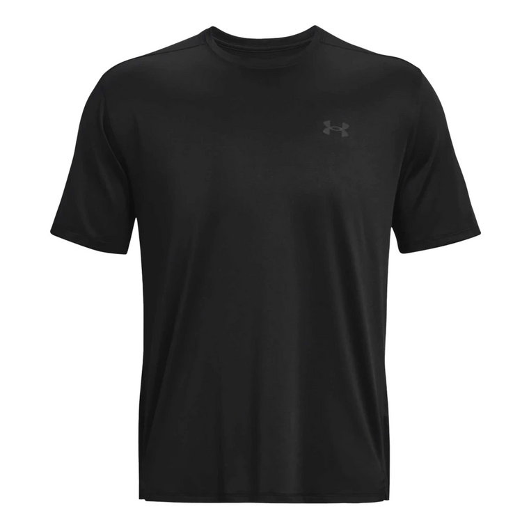 Oddychający Czarny Tech Vent Koszulka Sportowa Under Armour