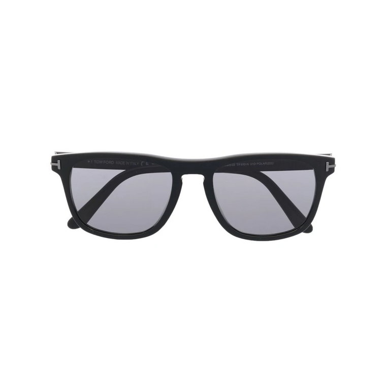 Czarne okulary przeciwsłoneczne z oryginalnymi akcesoriami Tom Ford