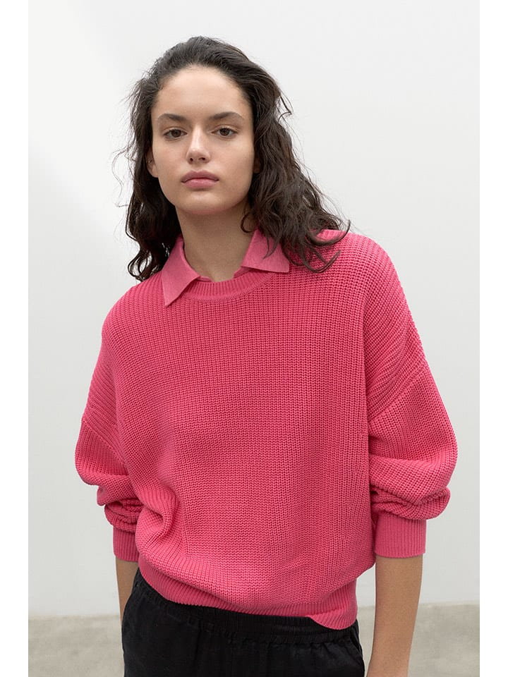 Ecoalf Sweter w kolorze różowym