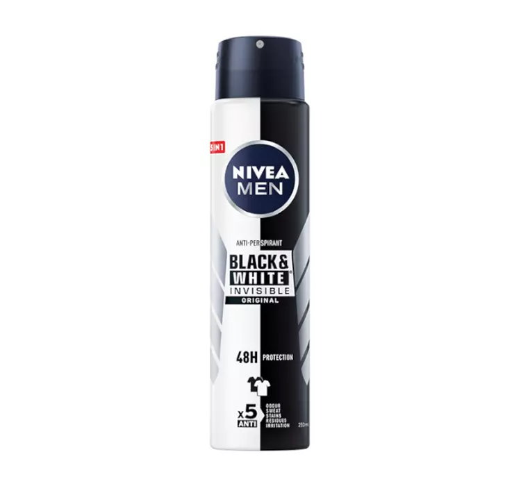 NIVEA MEN BLACK&WHITE INVISIBLE ANTYPERSPIRANT SPRAY 250ML