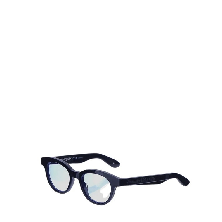 Czarne okulary przeciwsłoneczne dla mężczyzn Alexander McQueen