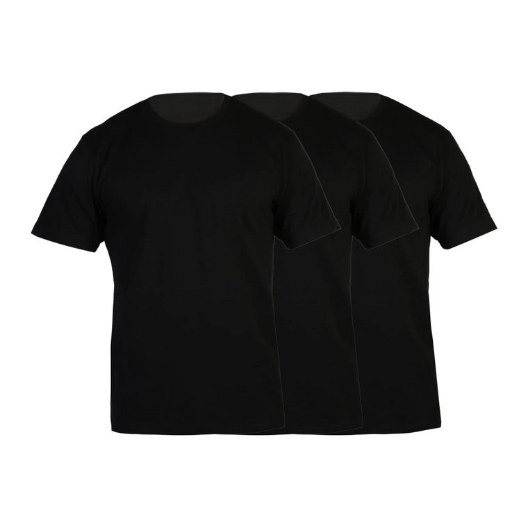 Klasyczny T-shirt z Bawełny dla Mężczyzn w Trójce Off White