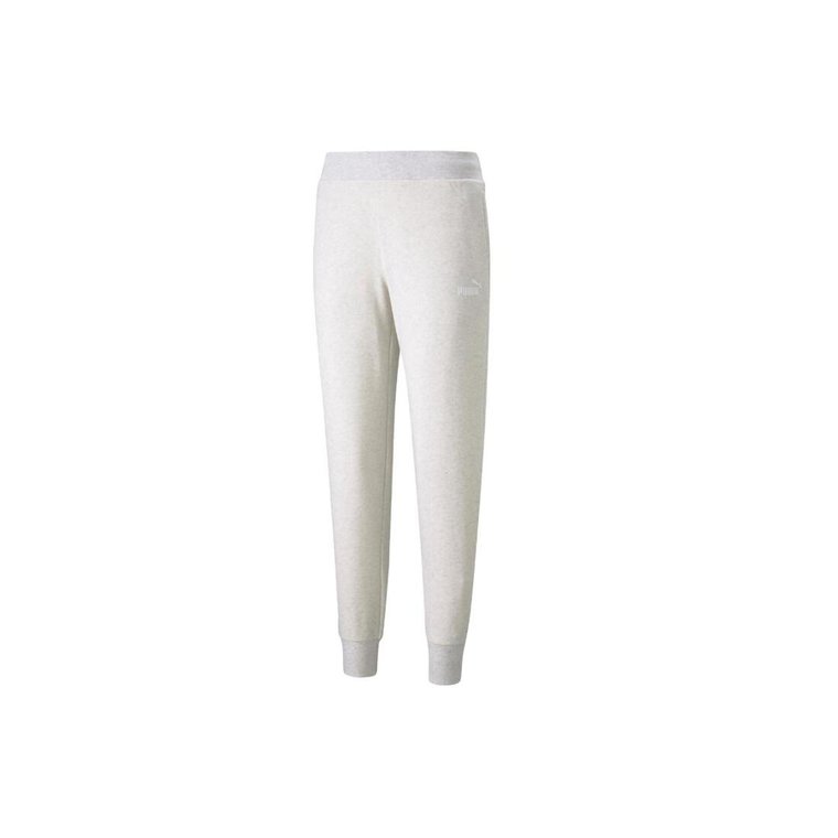 Puma Essential Logo Pants, damskie spodnie dresowe, Beżowe