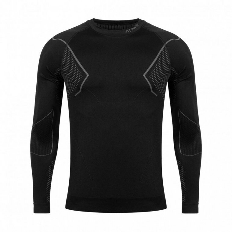 Męski longleese termoaktywny Alpinus Active Base Layer - czarny