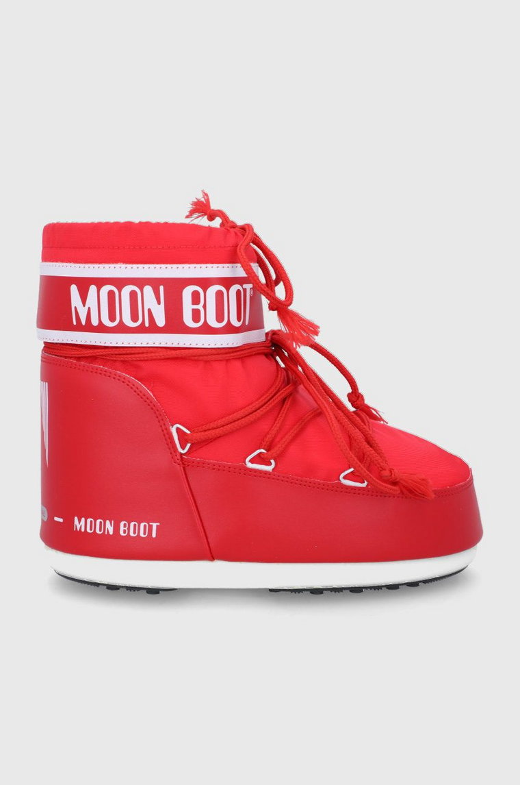 Moon Boot Śniegowce Classic Low 2 kolor czerwony