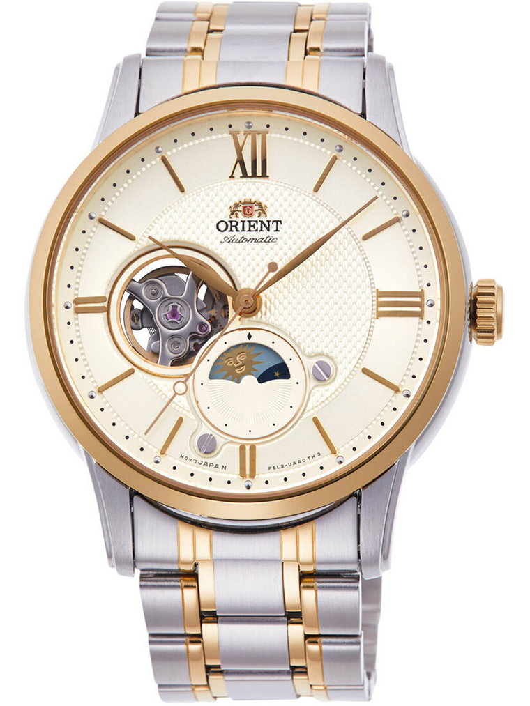 Zegarek Męski Orient Classic Sun & Moon  RA-AS0007S10B + BOX