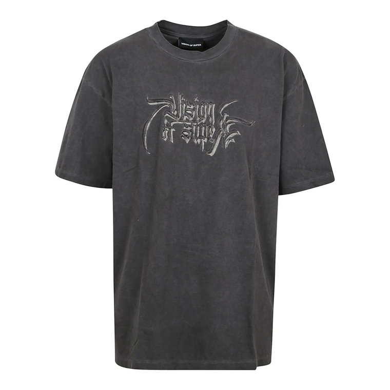 Stonewash T-Shirt z grafiką Rock Mather Vision OF Super