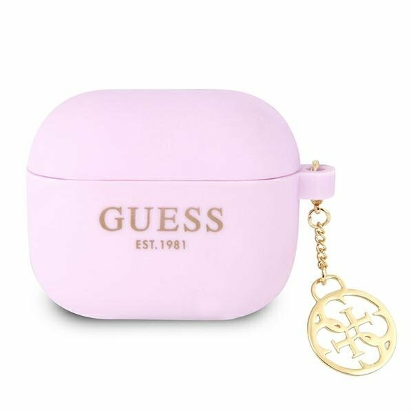 Guess GUA3LSC4EU AirPods 3 cover fioletowy/purple Charm 4G Collection