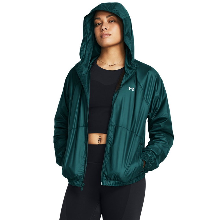 Damska kurtka treningowa Under Armour UA Sport Windbreaker Jkt - zielona