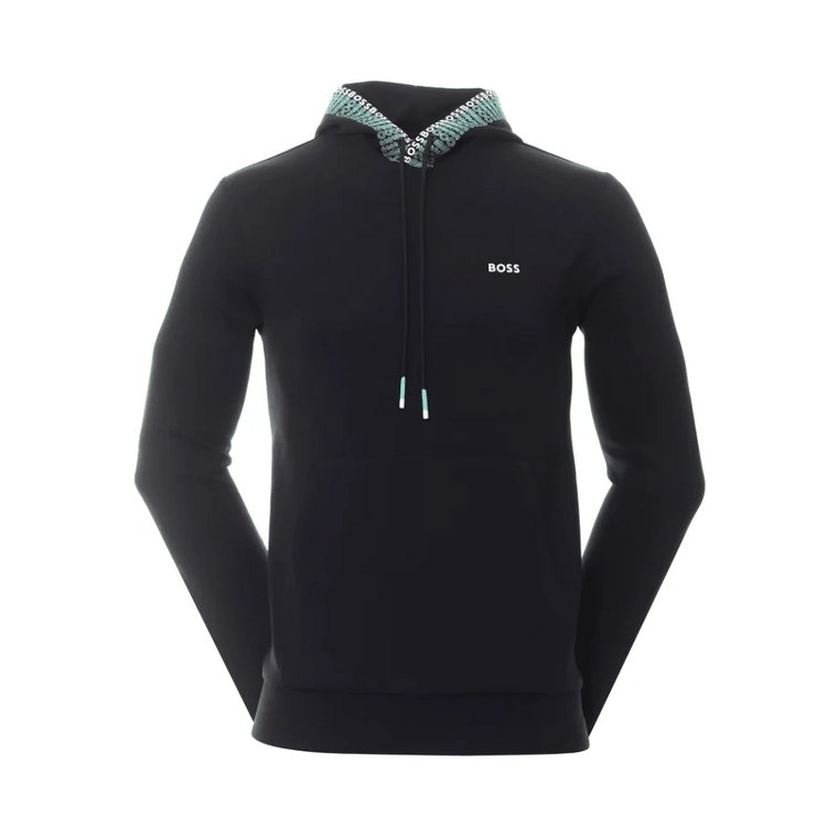 Regular Fit Bawełniany Hoodie z Kieszenią Kangurka Hugo Boss