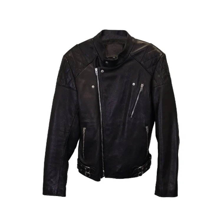 Pre-owned Leather outerwear Alexander McQueen Pre-owned