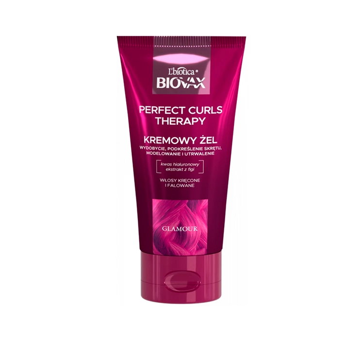 BIOVAX GLAMOUR PERFECT CURLS THERAPY KREMOWY ŻEL DO STYLIZACJI FAL I LOKÓW 150ML