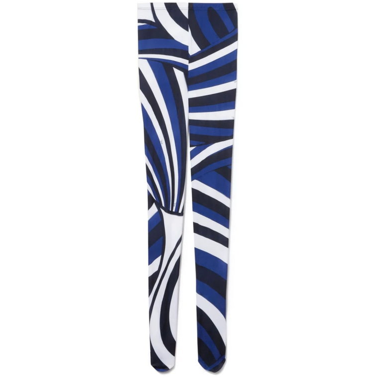 Niebieskie Bielizna Stretch Design Wysoki Stan Emilio Pucci