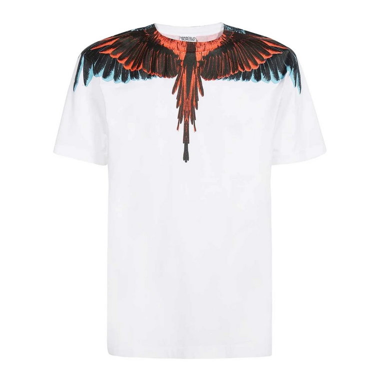 Koszulka z krótkim rękawem i nadrukiem Wings Marcelo Burlon