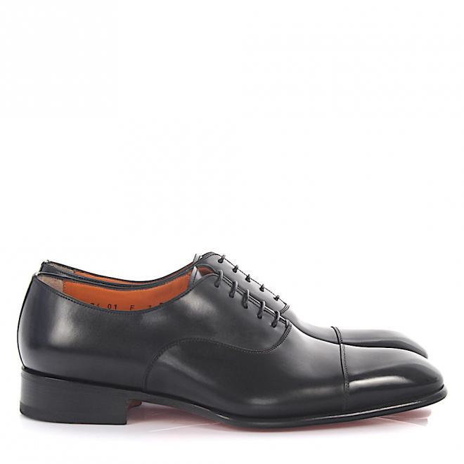 Santoni Buty biznesowe Oxford 12474 skóra cielęca