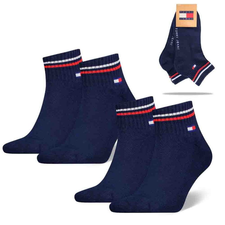 Tommy Hilfiger Skarpety Męskie Zakostki Logo Rozmiar 35/38