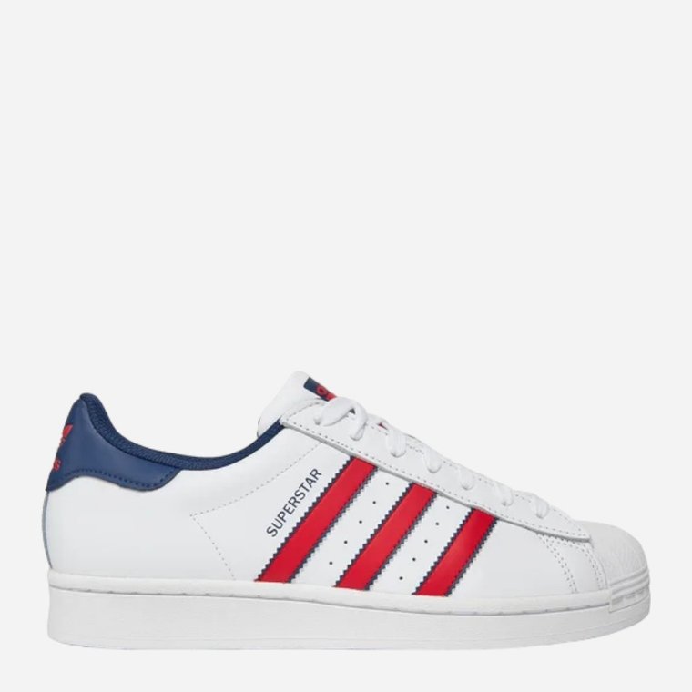 Trampki męskie ze skóry naturalnej adidas Originals Superstar IG4318 44.5 (10UK) Biały/Granatowy (4067886916746). Trampki męskie