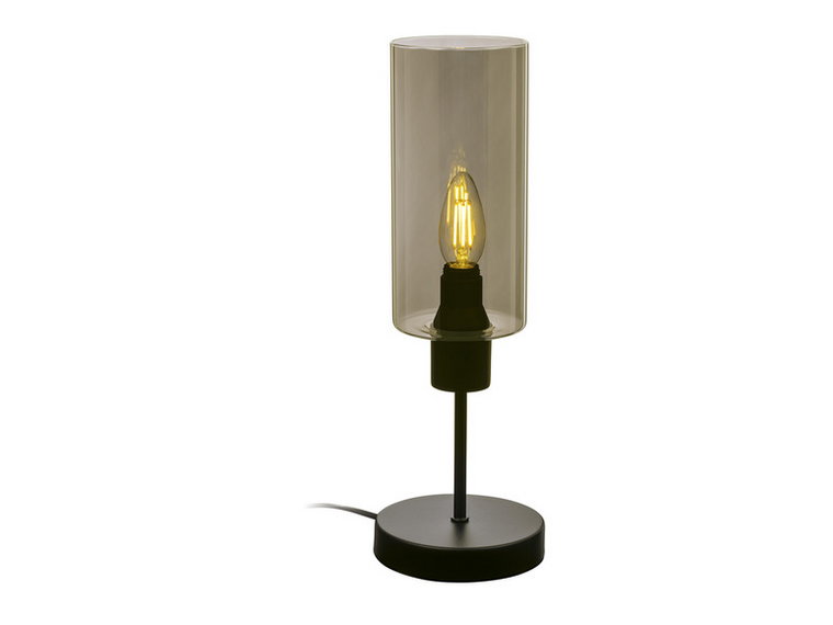 LIVARNO home Lampa stołowa LED, ze szkłem dymionym, 4,2 W (Pochodnia)