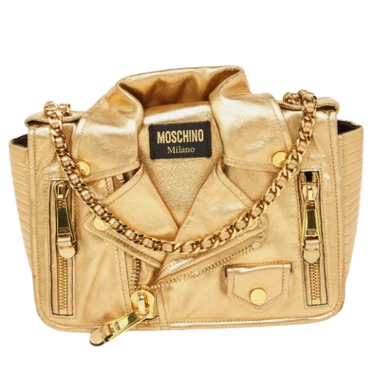 Pre-owned Leather handbags Moschino Pre-Owned