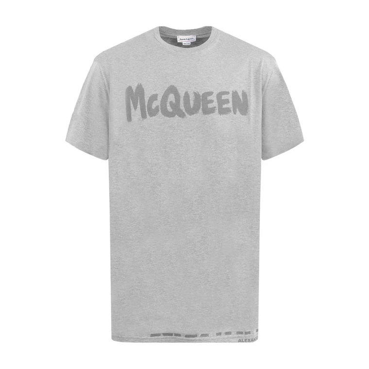 Kolekcja T-Shirtów z Graficznym Nadrukiem Alexander McQueen
