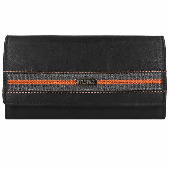 mano Don Leonardo Wallet RFID Leather 18 cm schwarz