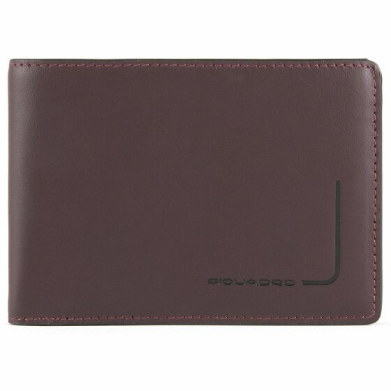 Piquadro PQJ Portfel RFID Skóra 12,5 cm bordeaux