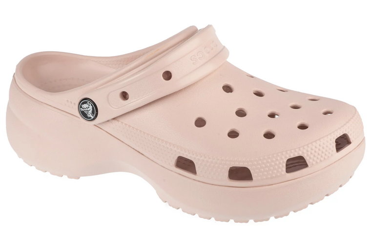 Crocs Classic Platform Clog 206750-6UR, Damskie, Różowe, klapki, syntetyk, rozmiar: 36/37