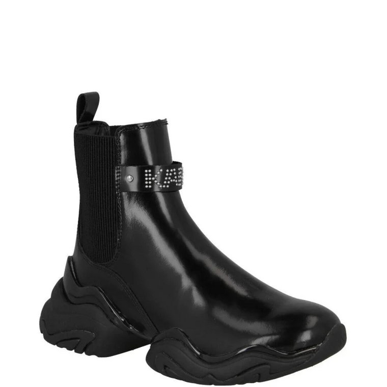 Karl Lagerfeld Skórzane półbuty GEMINI Mid Gore Boot