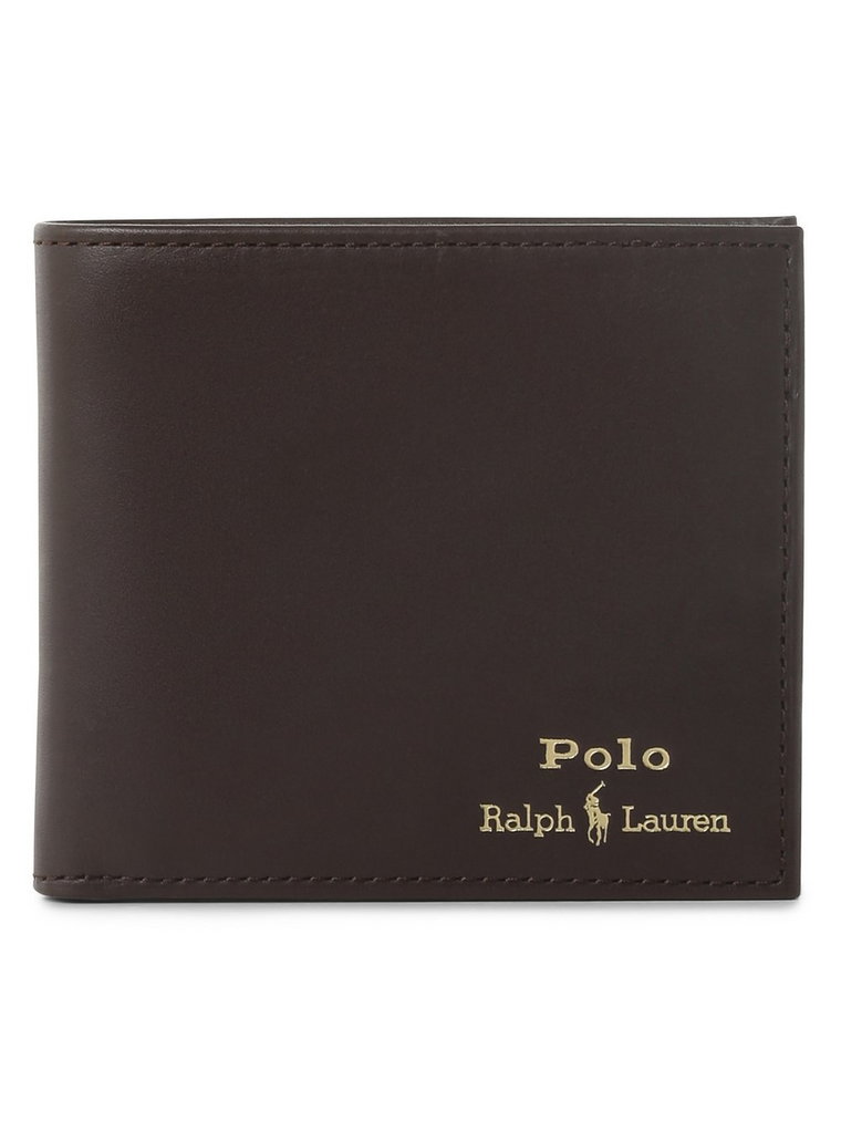 Polo Ralph Lauren - Portfel męski ze skóry, brązowy