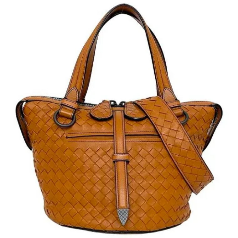 Pre-owned Leather totes Bottega Veneta Vintage