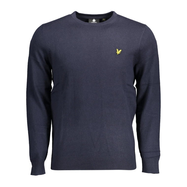 Niebieska męska koszula z długim rękawem Lyle & Scott