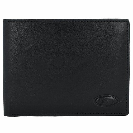 Bric's Monte Rosa Portfel RFID Skóra 12,5 cm schwarz
