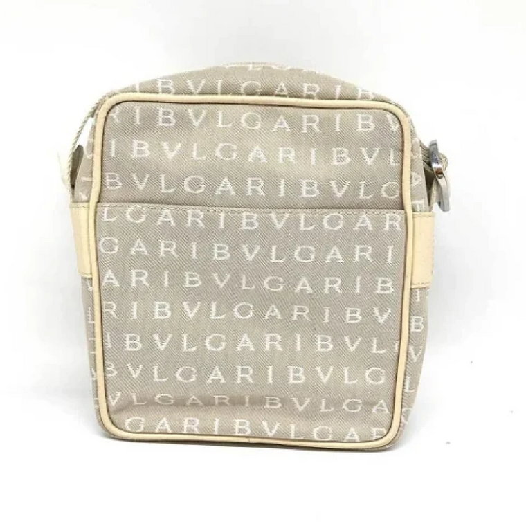 Pre-owned Canvas shoulder-bags Bvlgari Vintage