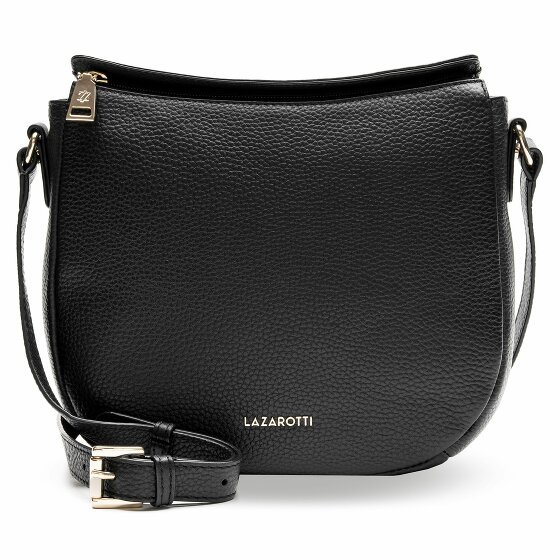 Lazarotti Bologna Leather Torba na ramię Skórzany 25 cm black