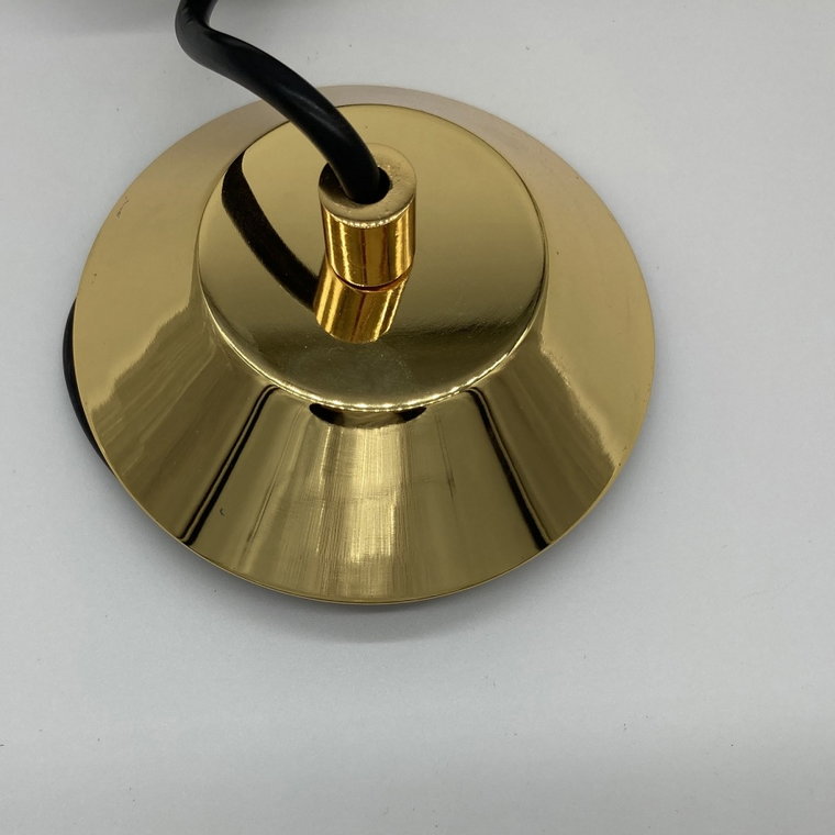 Lampa wisząca golden pipe-1 czarno złota 5 cm kod: ST-5719-1