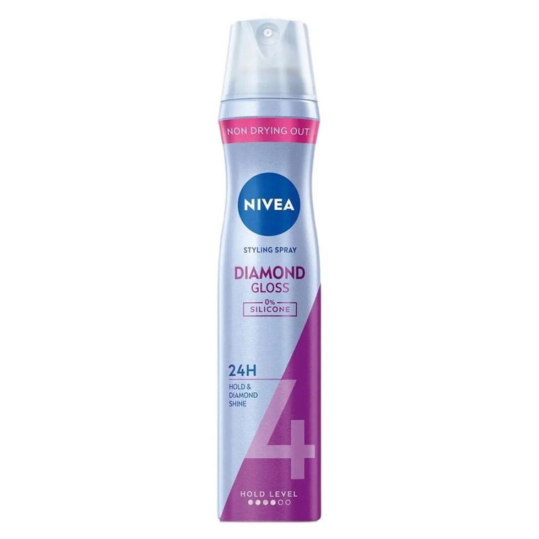 Nivea, Diamond Gloss lakier do włosów, 250ml