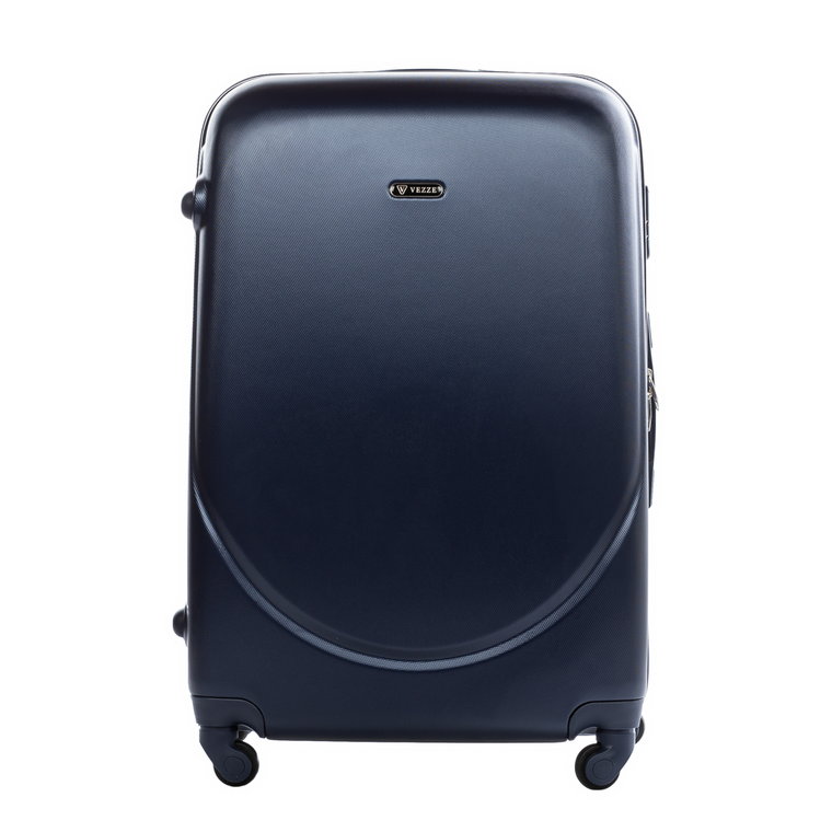 Mała walizka podróżna VEZZE z ABS-u Luksusowa GRANATOWA