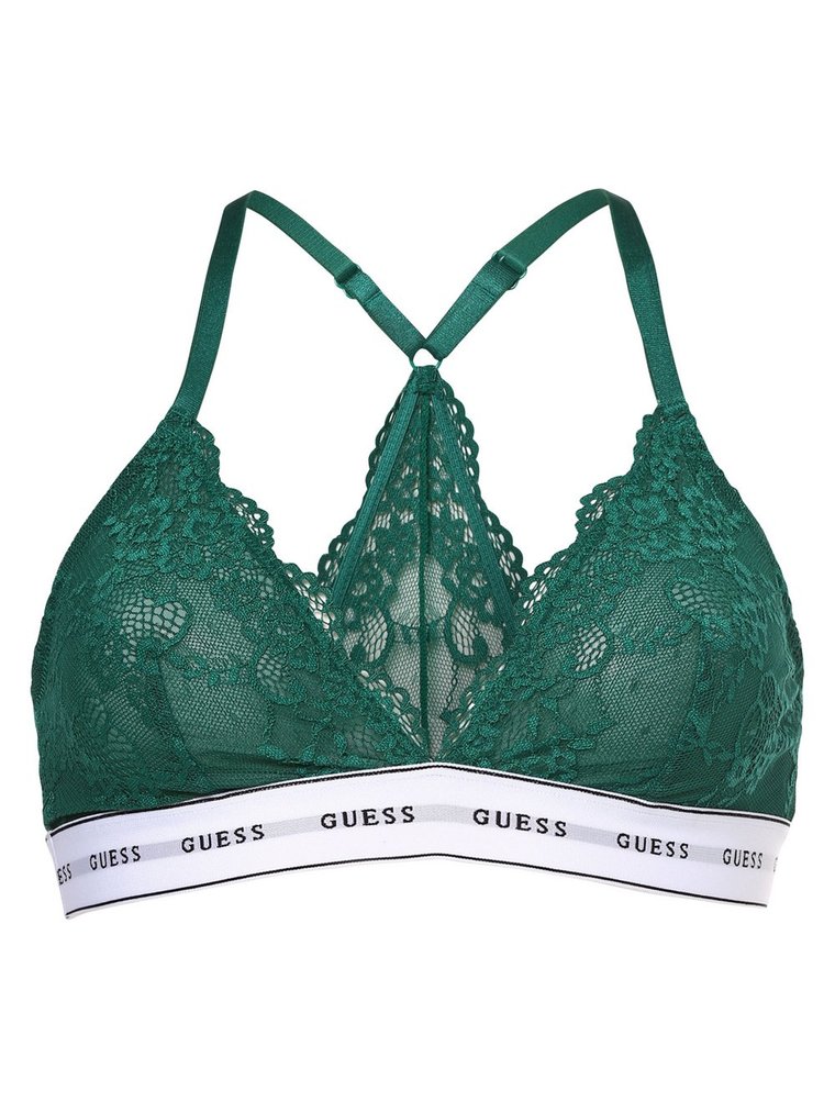 GUESS Gorset damski Kobiety zielony jednolity, S