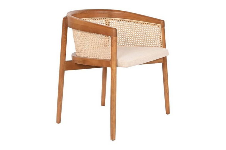 Krzesło kubełkowe z plecionką wiedeńską Erla