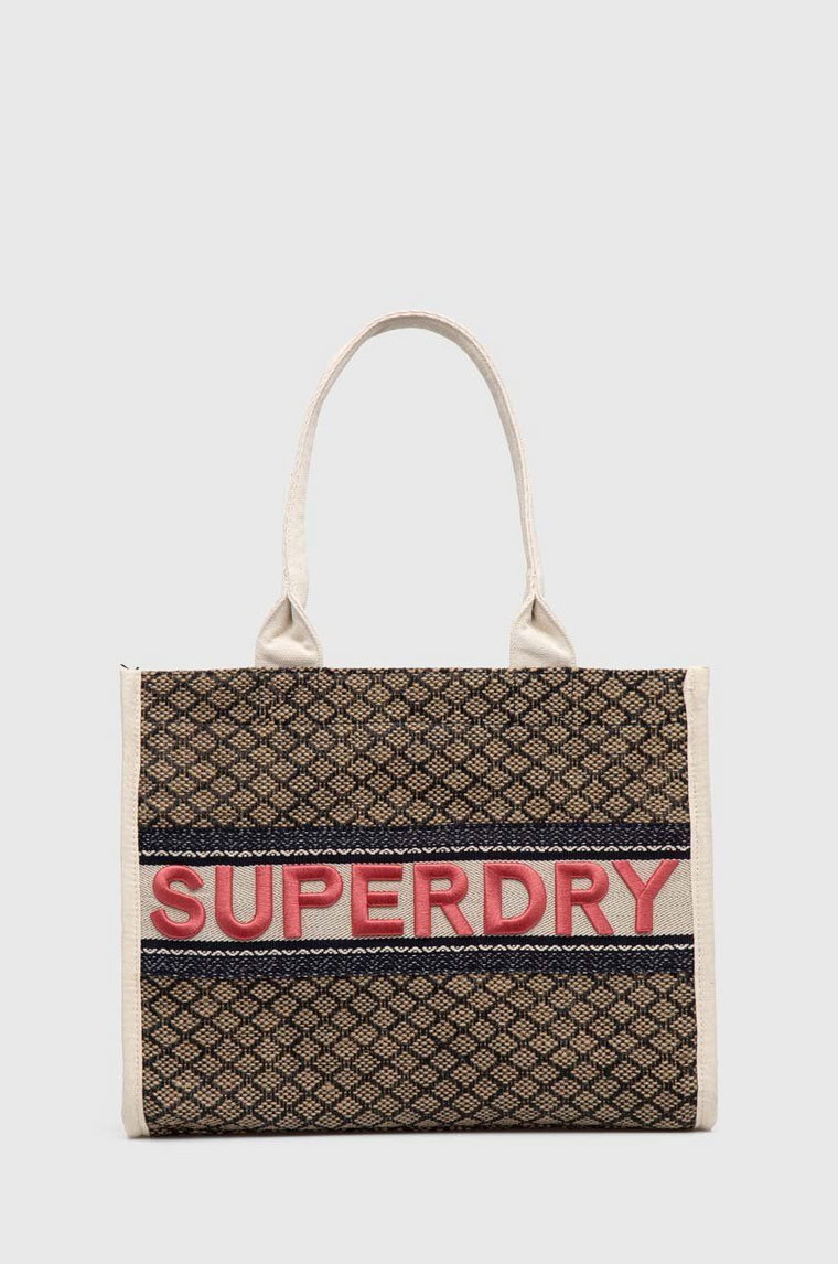 Superdry torebka kolor granatowy