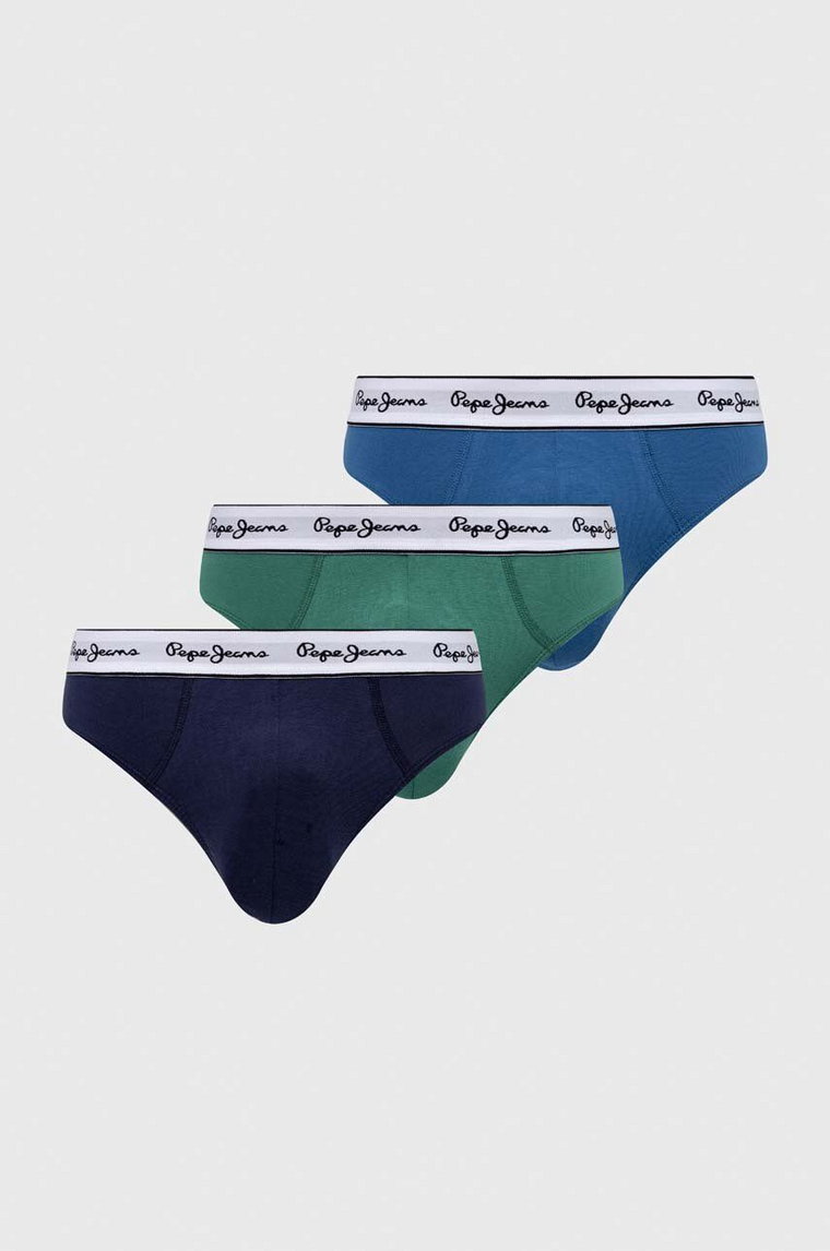 Pepe Jeans slipy 3-pack męskie kolor granatowy