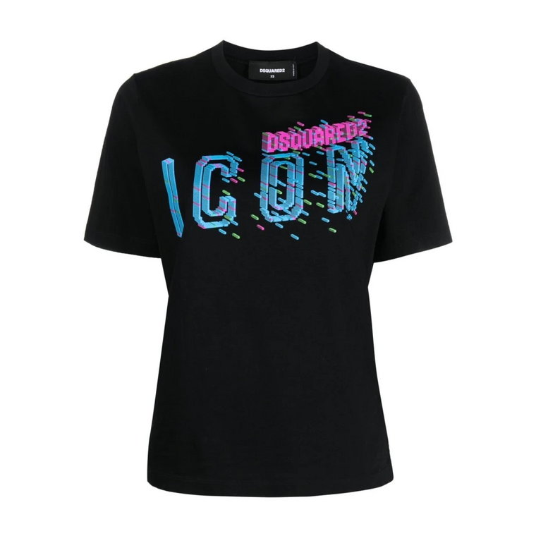 Icon Pixeled Easy T-Shirt Dsquared2