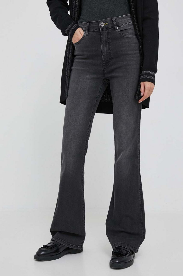 Dkny jeansy damskie high waist