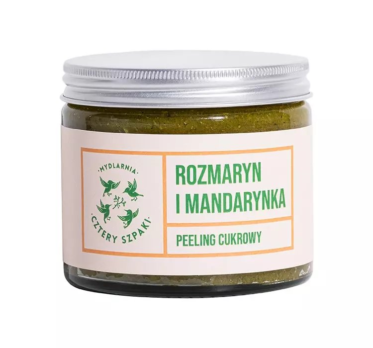 MYDLARNIA CZTERY SZPAKI PEELING ROZMARYN I MANDARYNKA 250ML