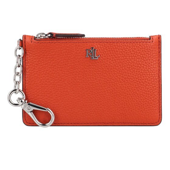 Lauren Ralph Lauren Etui na karty kredytowe Skórzany 12.5 cm rust orange