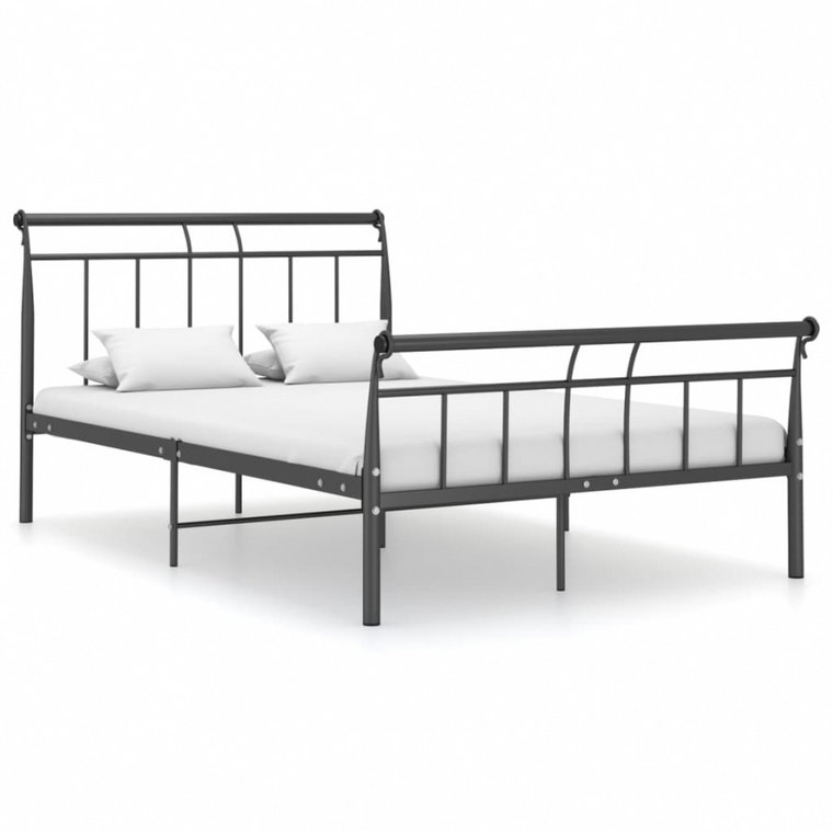 Rama łóżka, czarna, metalowa, 120 x 200 cm kod: V-325036