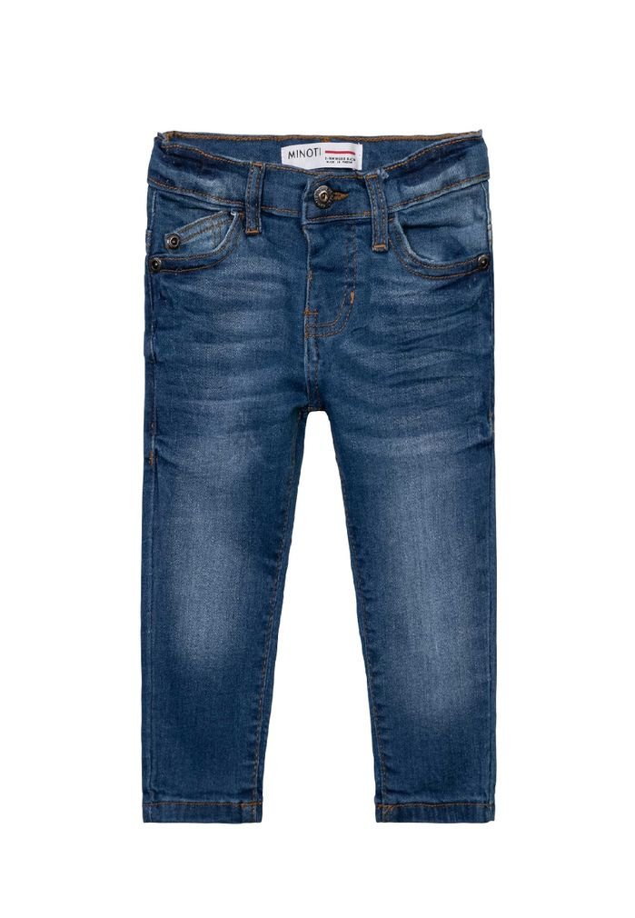 Spodnie Chłopięce Minoti Niebieskie Jeansy 92