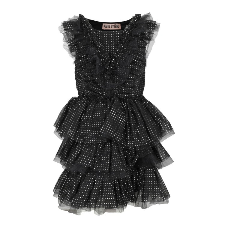 Elegancka Czarna Sukienka dla Kobiet Aniye By